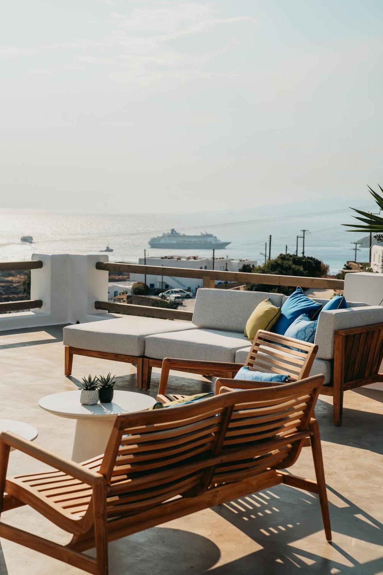 Ostria View Mykonos Bed and Breakfast Mykonos Town Exteriör bild