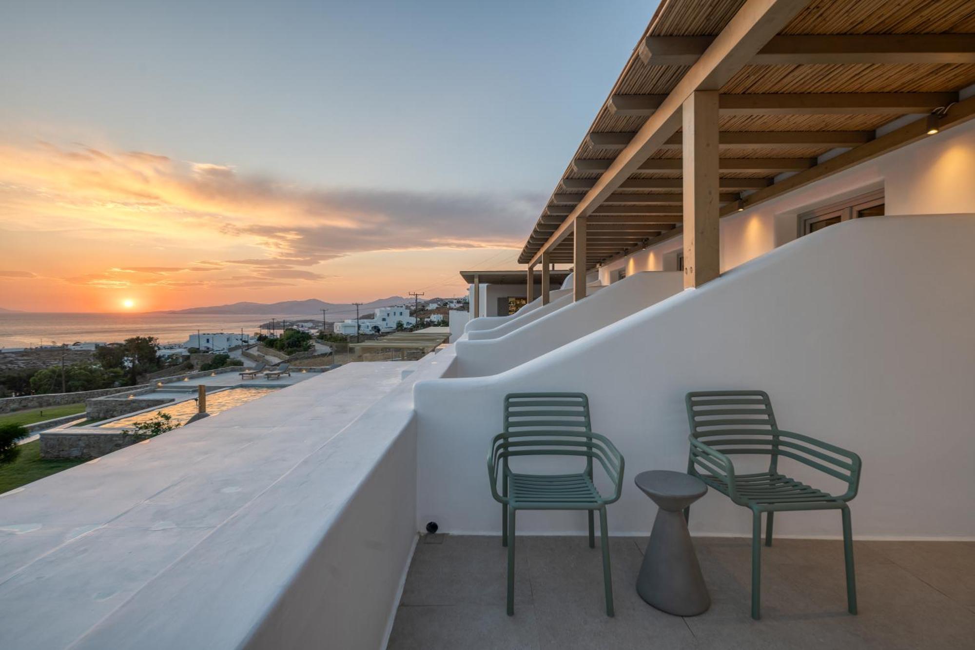 Ostria View Mykonos Bed and Breakfast Mykonos Town Exteriör bild