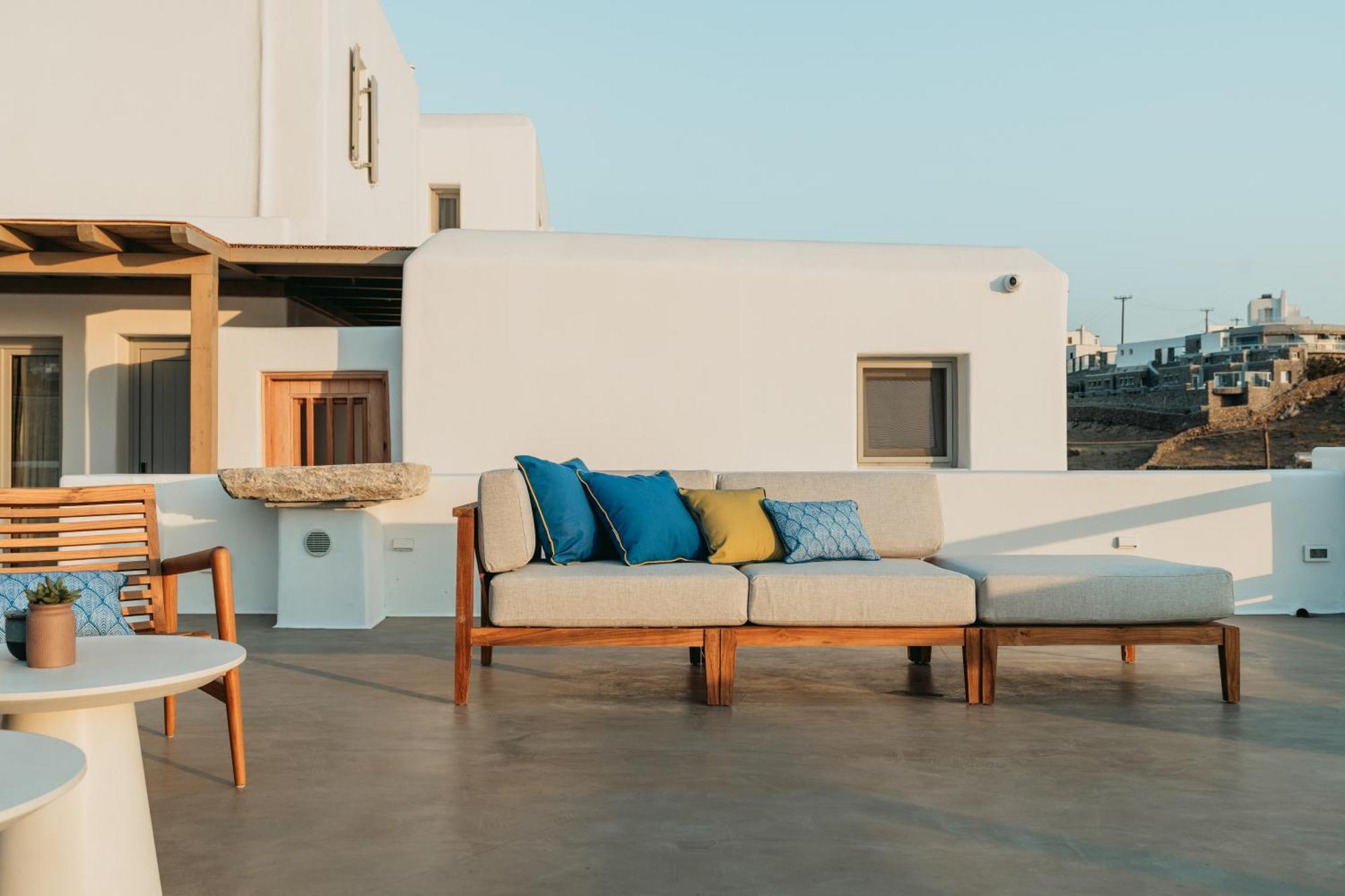 Ostria View Mykonos Bed and Breakfast Mykonos Town Exteriör bild