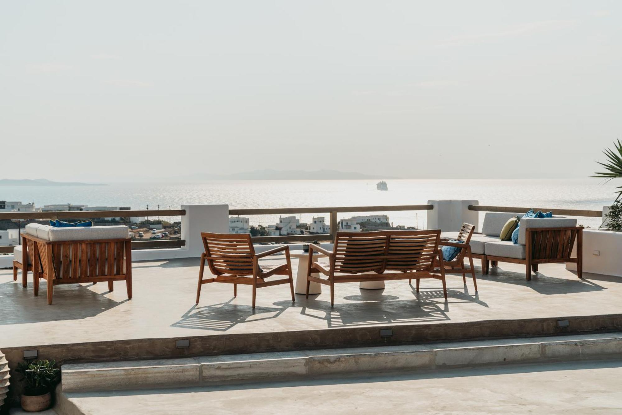 Ostria View Mykonos Bed and Breakfast Mykonos Town Exteriör bild