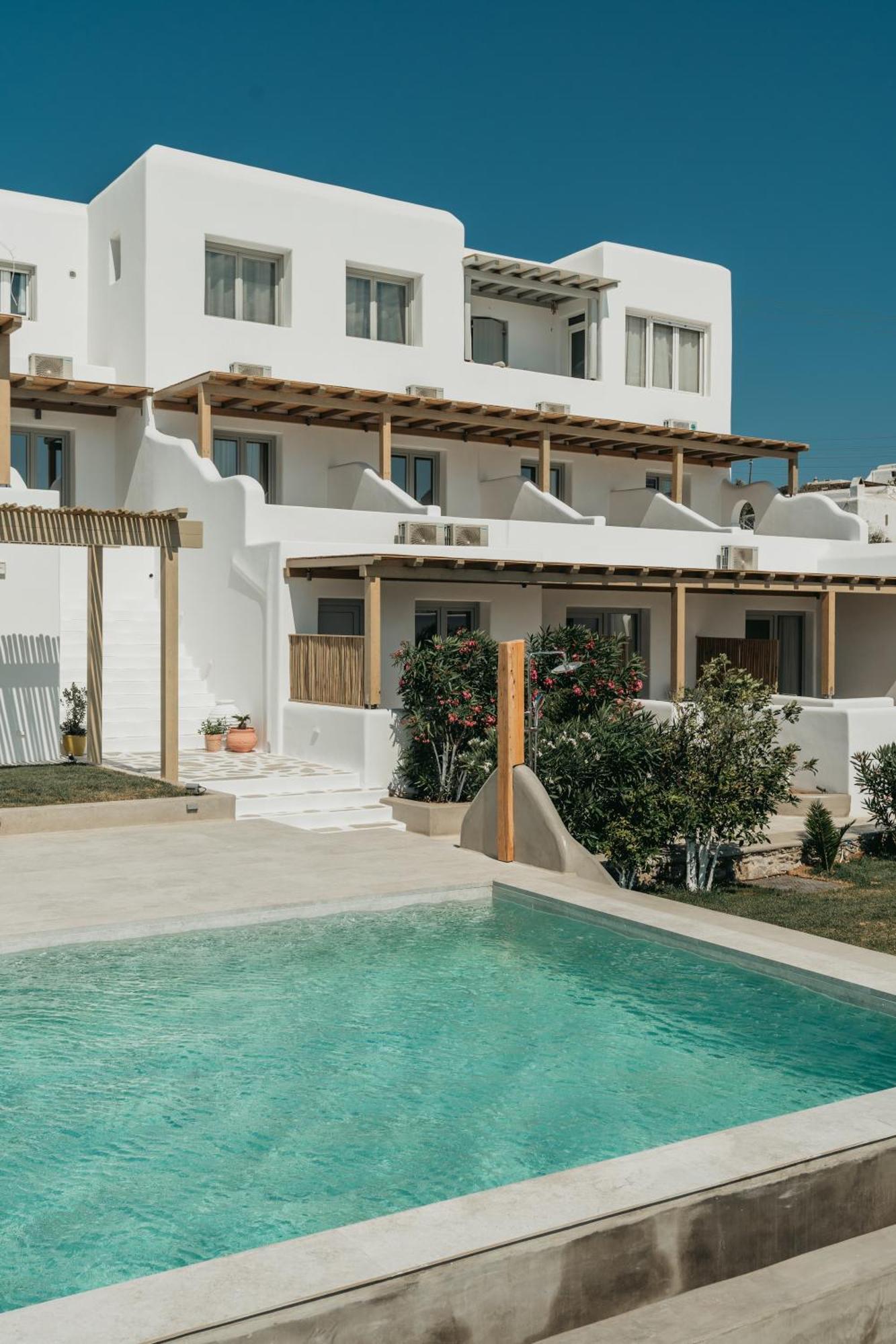 Ostria View Mykonos Bed and Breakfast Mykonos Town Exteriör bild
