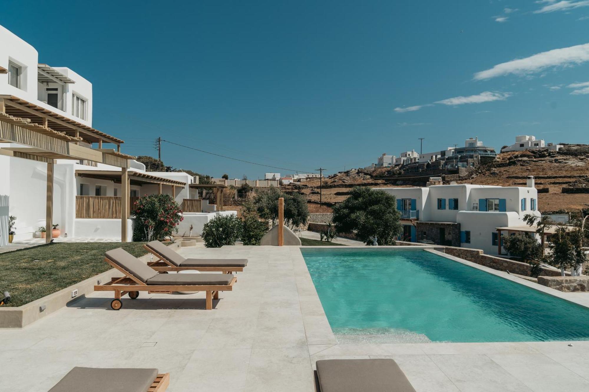 Ostria View Mykonos Bed and Breakfast Mykonos Town Exteriör bild