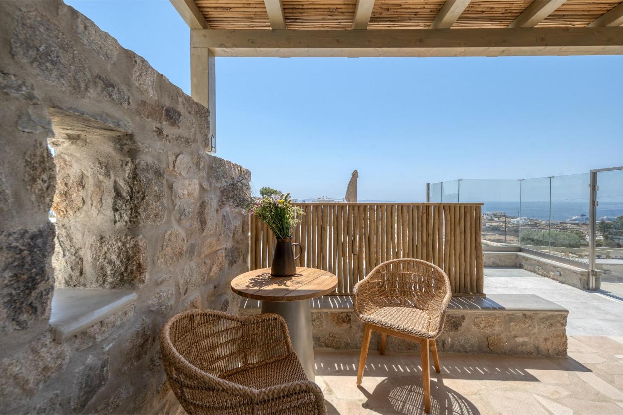 Ostria View Mykonos Bed and Breakfast Mykonos Town Exteriör bild