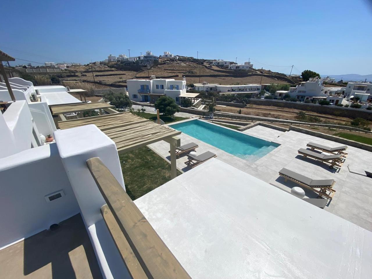 Ostria View Mykonos Bed and Breakfast Mykonos Town Exteriör bild