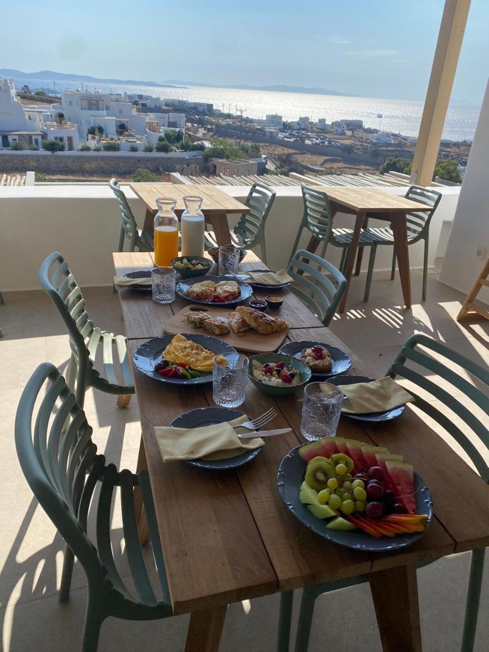 Ostria View Mykonos Bed and Breakfast Mykonos Town Exteriör bild