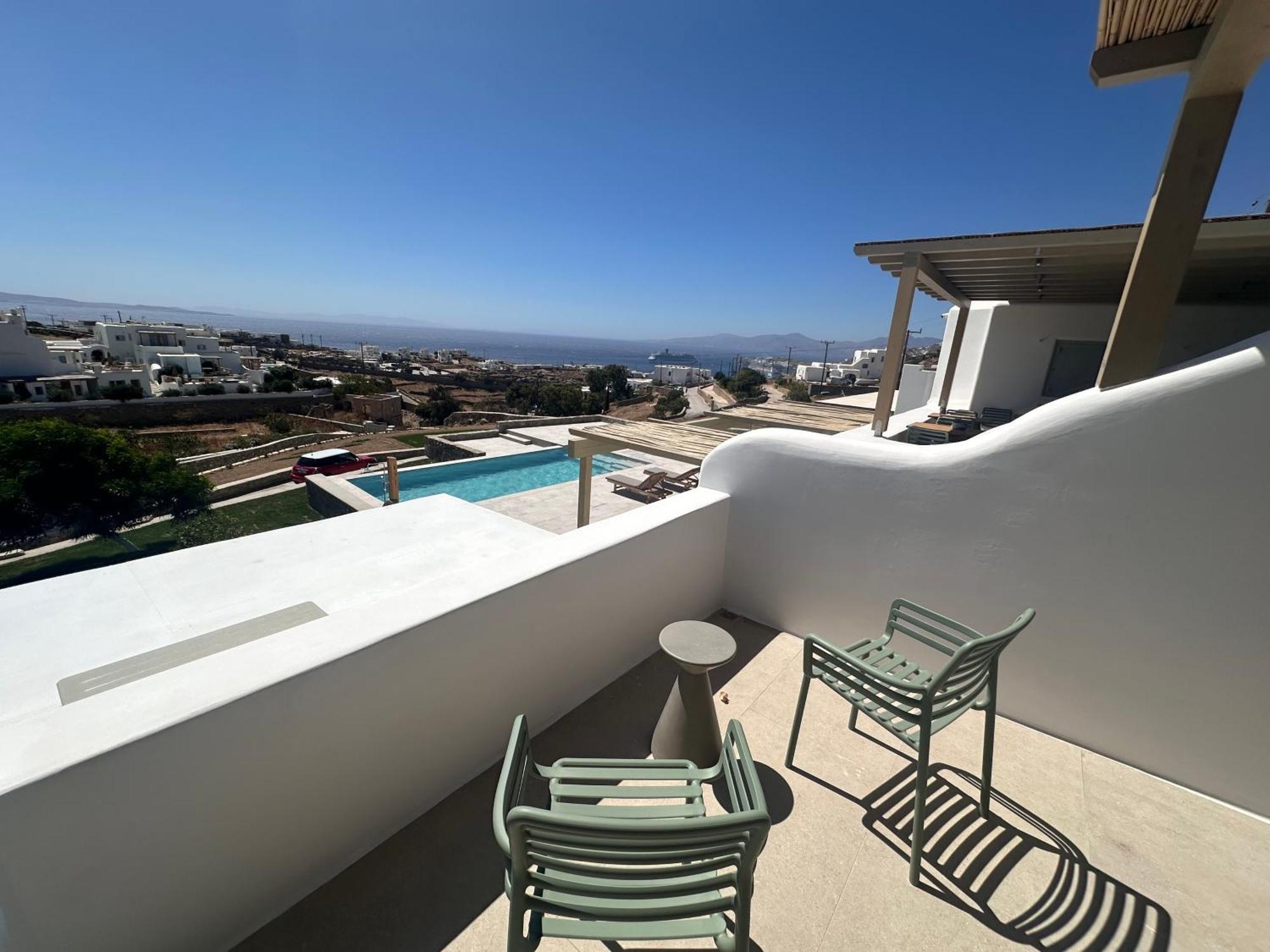 Ostria View Mykonos Bed and Breakfast Mykonos Town Exteriör bild